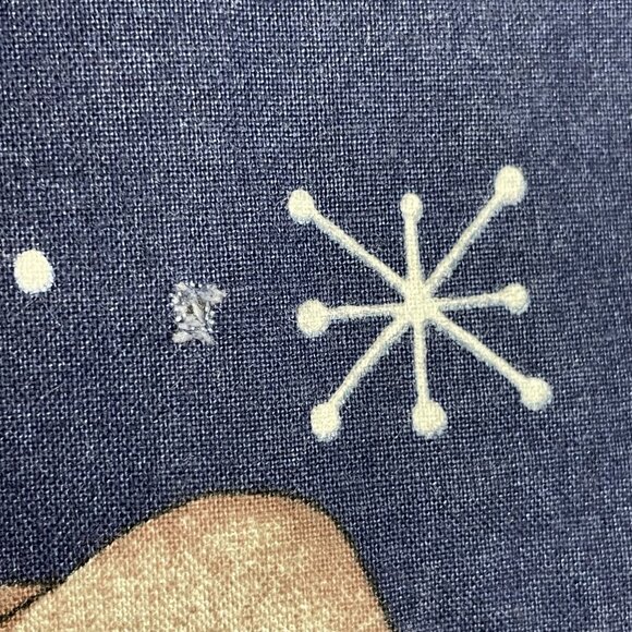 Holiday Apron Winter Christmas Snowman Country Twee Handmade Festive Cottage - Picture 11 of 11